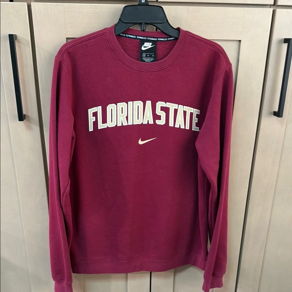 Nike Burgundy Florida State Sweatshirt - Picture 1 of 4